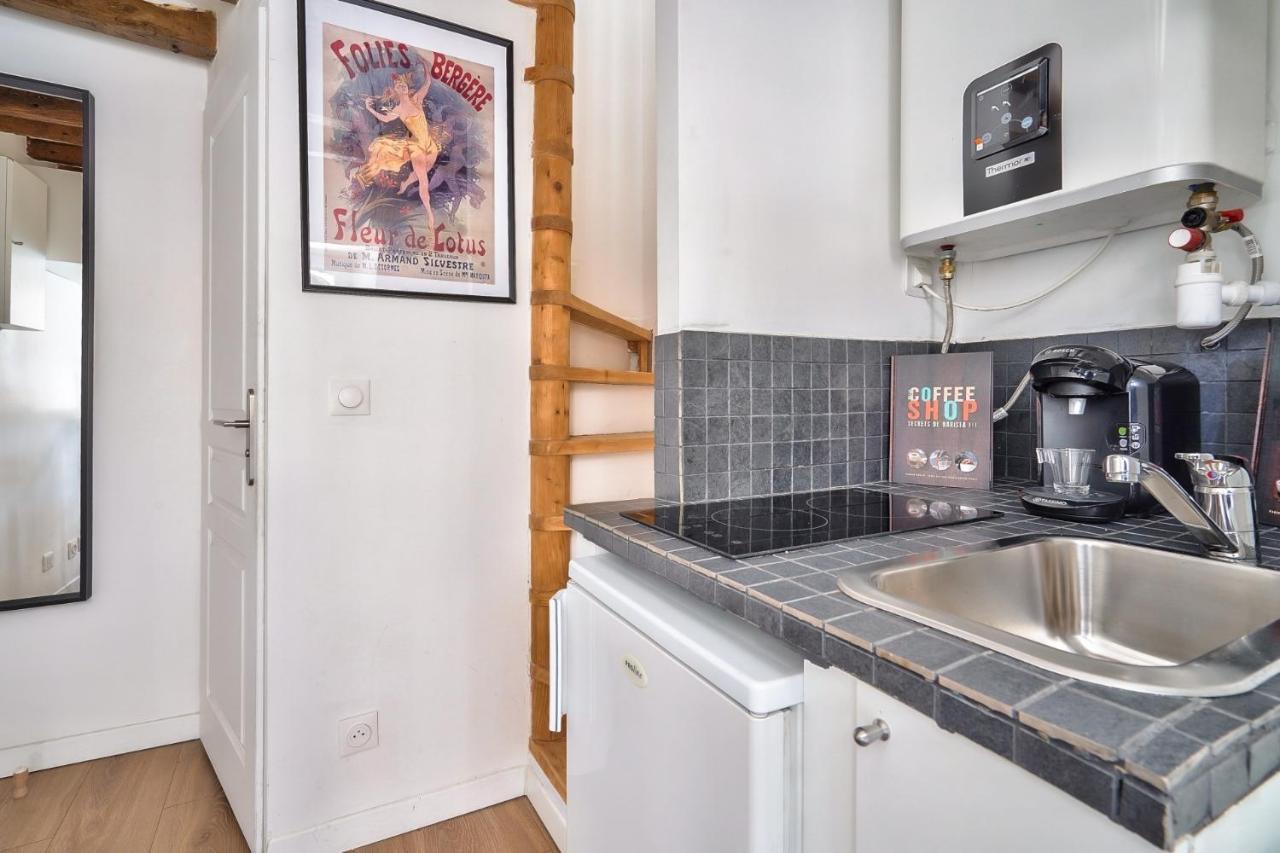 Cute And New Studio Duplex In The Heart Of Paris Exterior foto